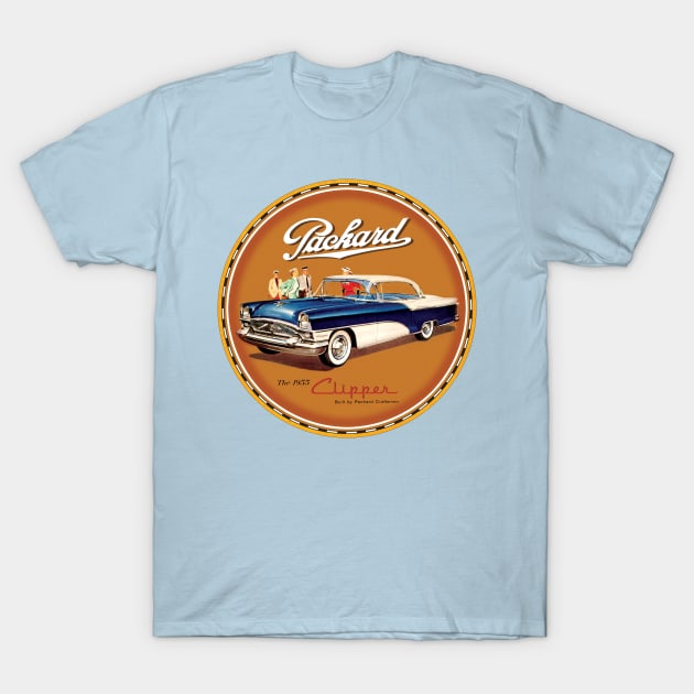 1955 Packard Clipper T-Shirt by Midcenturydave